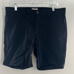 OPEN EDIT SKINNY FIT 9” INSEAM MENS BLACK SHORTS 33W